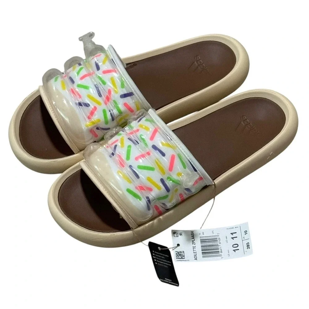 Adidas‎ Adilette Zplaash Jelly Slides Sprinkles Mens 10 W- 11 sandals Beach pool